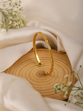 Golden Bamboo Cuff Bracelet