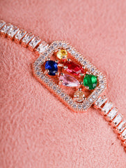 Multicolor Gemstone Bracelet