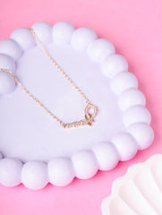 Butterfly Infinity Necklace