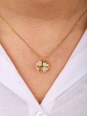 Golden Heart Charm Necklace