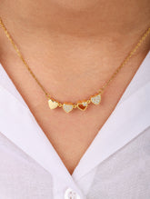 Golden Heart Charm Necklace