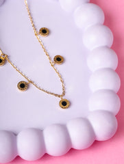 Dual Chain Charm Necklace