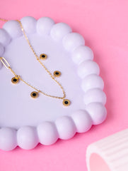 Dual Chain Charm Necklace