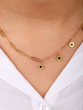 Dual Chain Charm Necklace