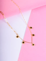 Dual Chain Charm Necklace