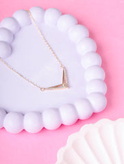 Crystal V Elegance Necklace