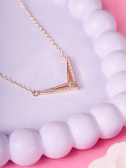 Crystal V Elegance Necklace