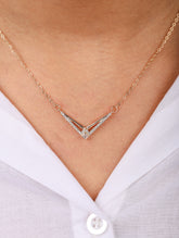 Crystal V Elegance Necklace