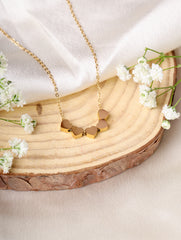 Golden Hearts Necklace