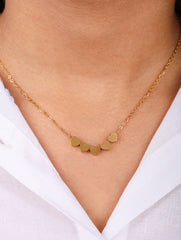 Golden Hearts Necklace