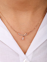 Teardrop Sparkle Necklace
