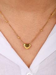 Golden Heart Necklace