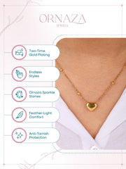 Golden Heart Necklace