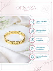 Leaf Pattern Bracelet