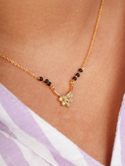 Floral Charm Mangalsutra