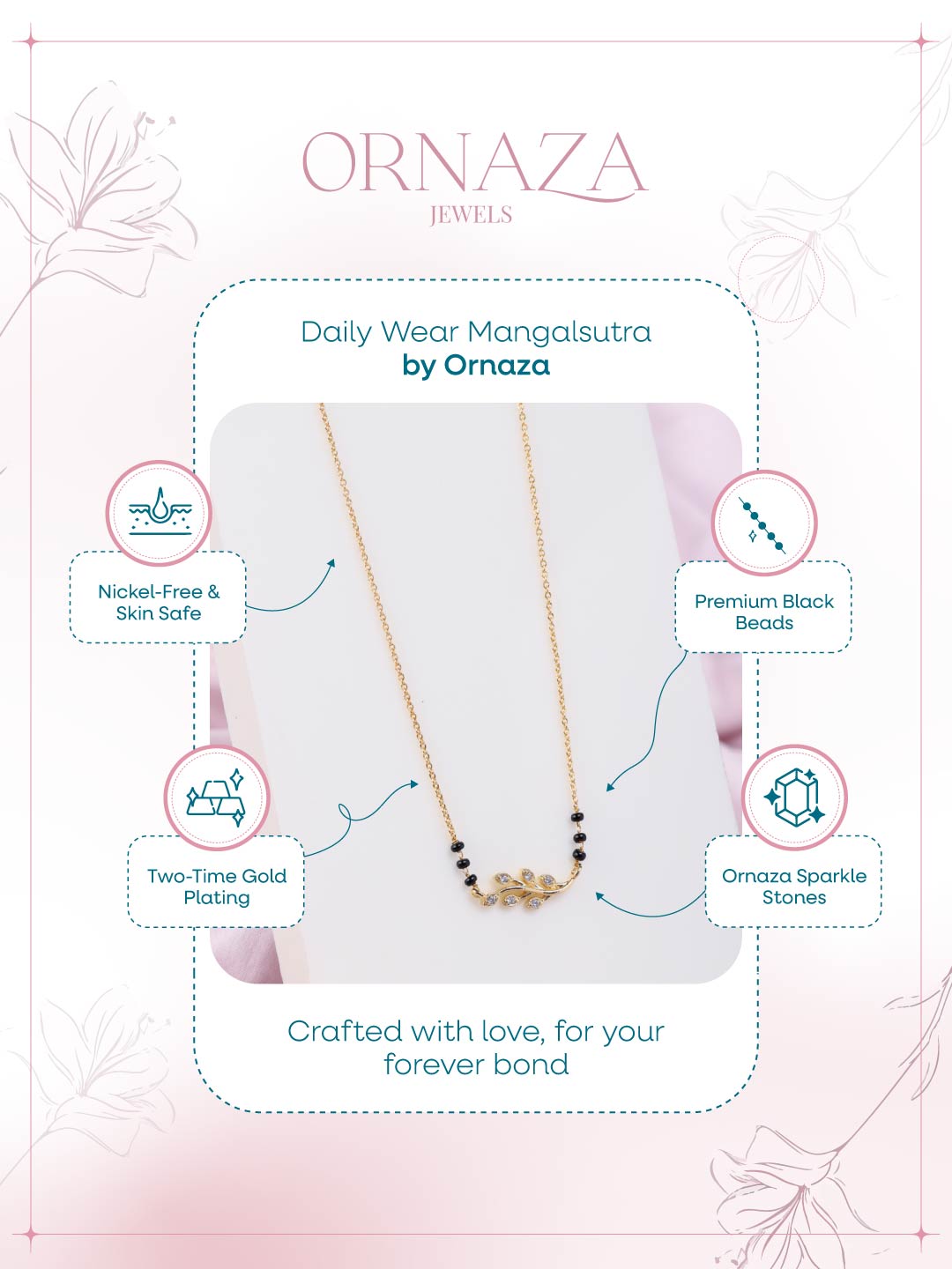 Leaf Vine Mangalsutra