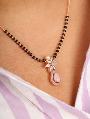 Floral Pearl Drop Mangalsutra