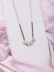 White Hearts Mangalsutra