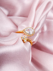 Pear Drop Radiance Ring