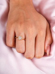 Radiant Sun Halo Ring