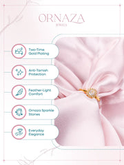 Radiant Sun Halo Ring