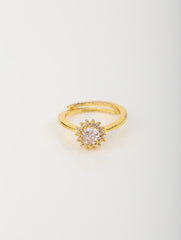 Radiant Sun Halo Ring