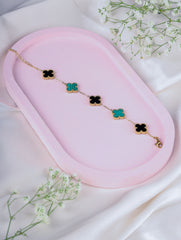 Reversible Clover Charm Bracelet