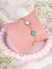 Reversible Clover Charm Bracelet