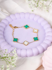 Reversible Clover Charm Bracelet