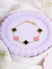 Reversible Clover Charm Bracelet