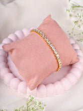 Square Stone Tennis Bracelet