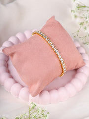 Square Stone Tennis Bracelet