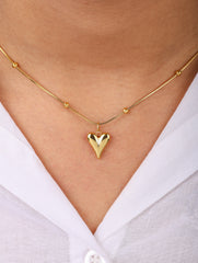 Pointed Heart Necklace