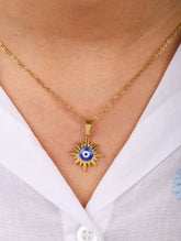 Sunburst Evil Eye Necklace