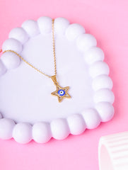 Star Evil Eye Necklace