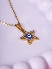 Star Evil Eye Necklace