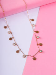 Sunflower Charm Necklace