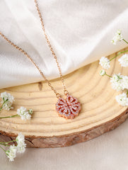 Rose Gold Clover Necklace