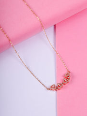 Rose Gold Clover Necklace