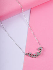 Silver Clover Necklace