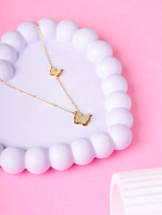 Dual Butterfly Necklace