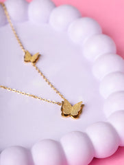 Dual Butterfly Necklace
