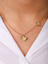 Dual Butterfly Necklace