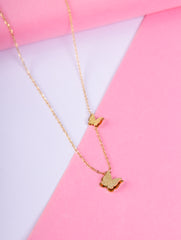 Dual Butterfly Necklace