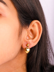 Heart Charm Earrings