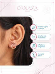 Modern Hoop Earrings