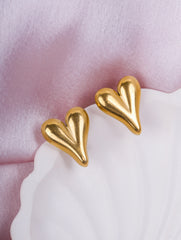 Bold Heart Earrings