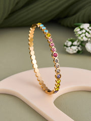 Rainbow Spark Tennis Bracelet