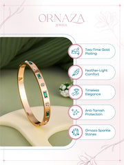 Emerald Edge Bracelet