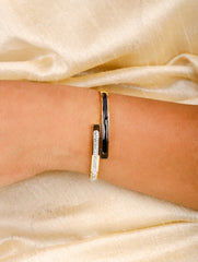Dual Tone Nail Bracelet